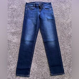 Dark Blue Denim Jeans